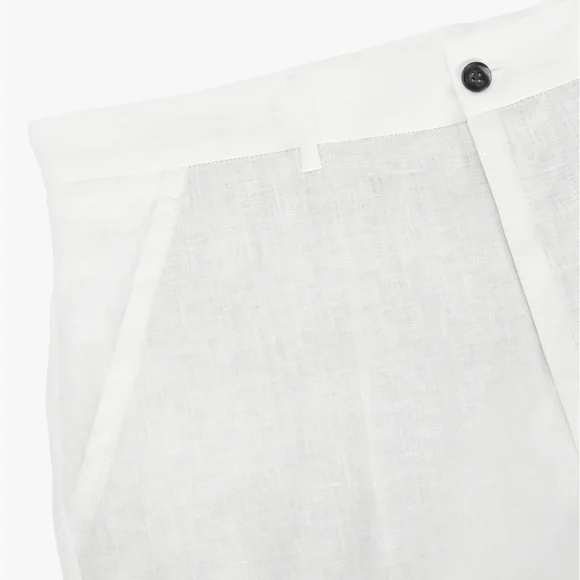 Zara Mens 100% Linen Shorts - Picture 8 of 12